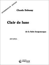 Clair de Lune piano sheet music cover